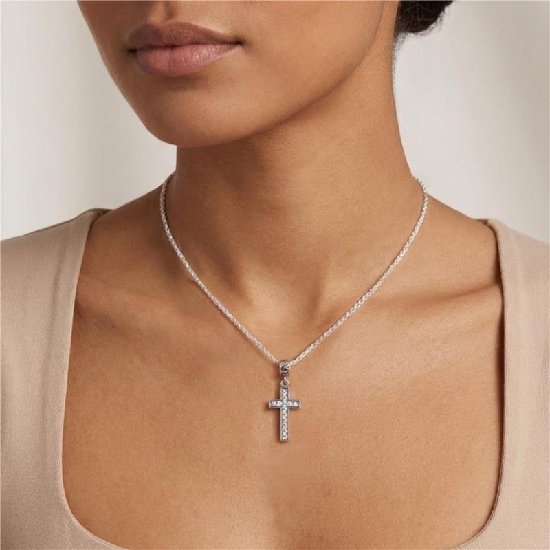 PINGENTE CHARM CRUZ PRATA 925