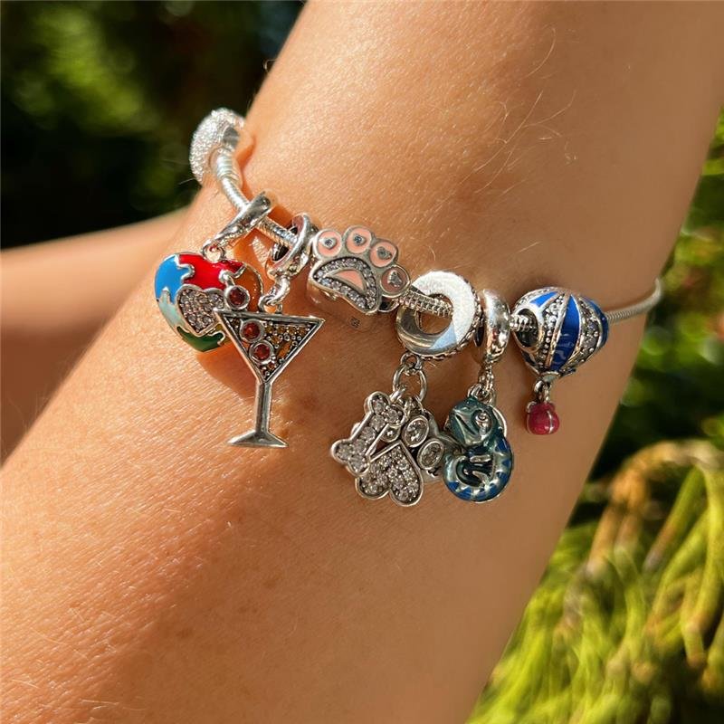 PINGENTE CHARM DRINK PRATA 925