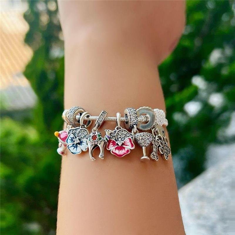 PINGENTE CHARM FLOR PRATA 925