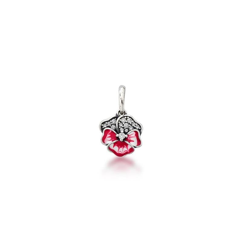 PINGENTE CHARM FLOR PRATA 925