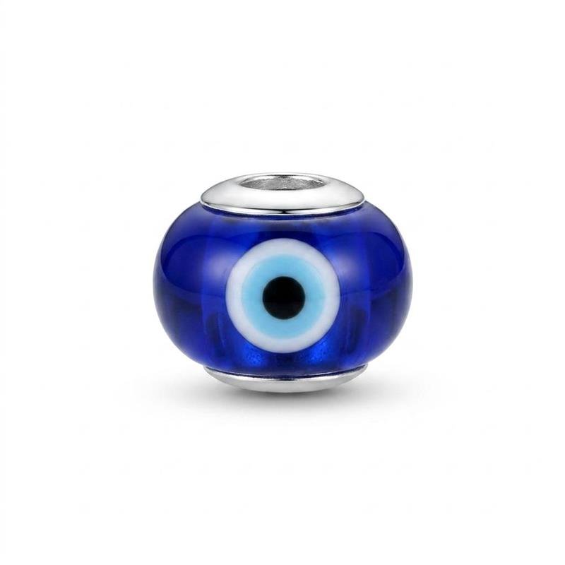 PINGENTE OLHO GREGO PRATA 925 - AZUL
