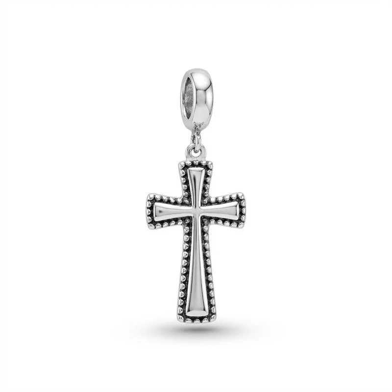 PINGENTE CHARM CRUZ AÇO INOX - .