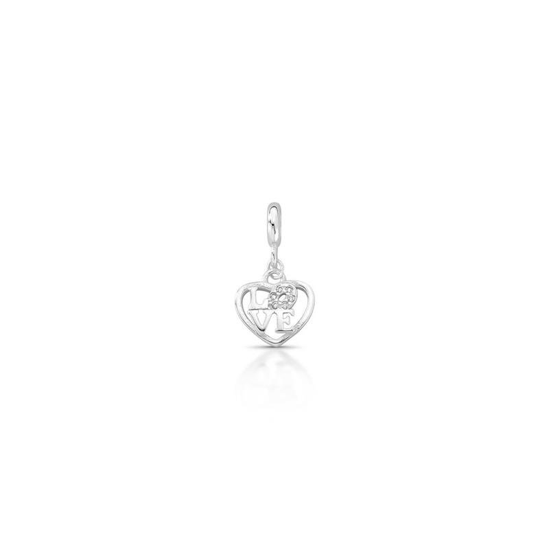 PINGENTE CHARM LOVE PRATA 925 - CRISTAL