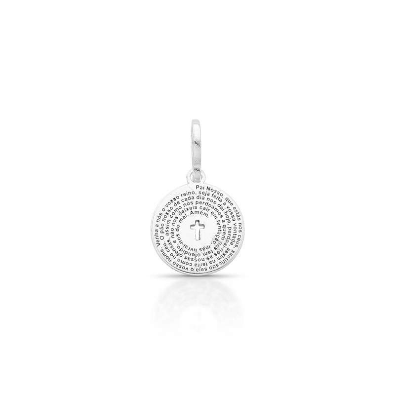 PINGENTE CHARM PAI NOSSO PRATA 925 - .