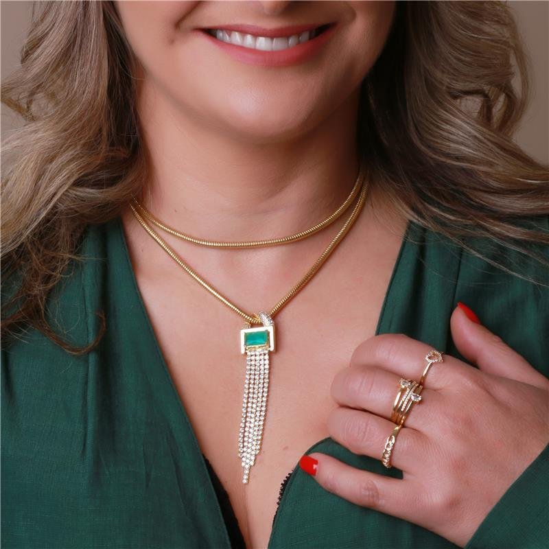 GARGANTILHA CORDÃO 4MM BANHADO OURO