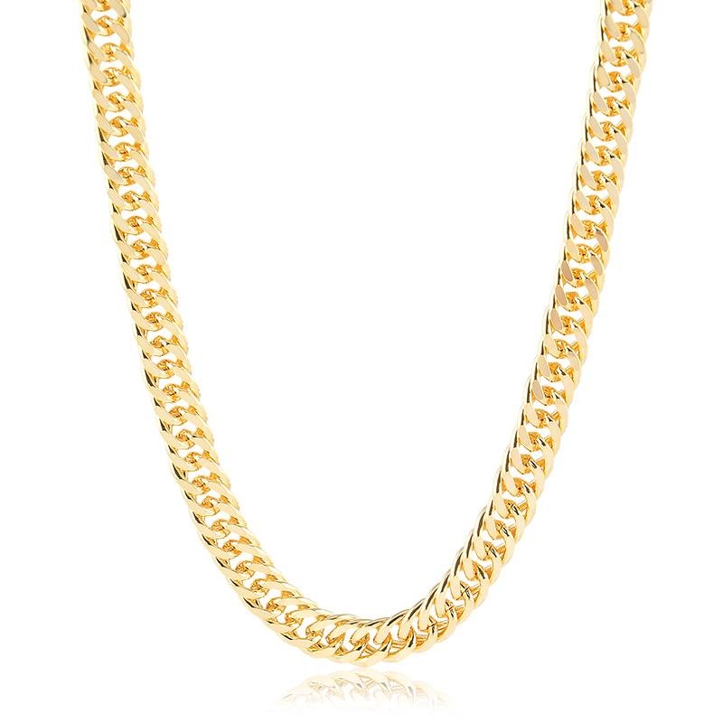 CHOKER GRUMET BANHADO OURO - .