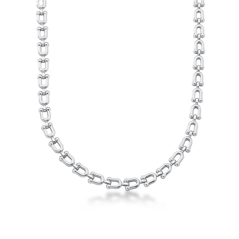CHOKER BANHADO PRATA - .