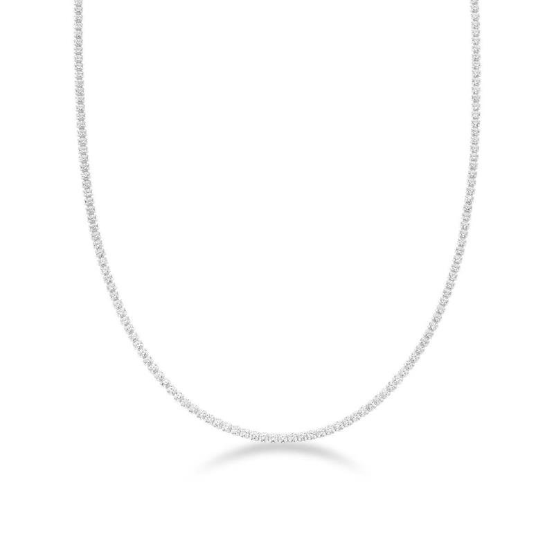 GARGANTILHA RIVIERA 1,5MM PRATA 925 - CRISTAL