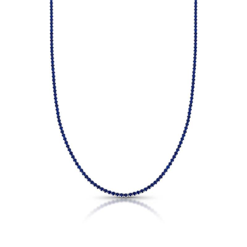 GARGANTILHA RIVIERA 1,5MM PRATA 925 - AZUL