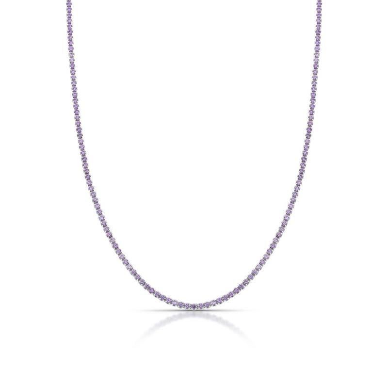 GARGANTILHA RIVIERA 1,5MM PRATA 925 - LILAS