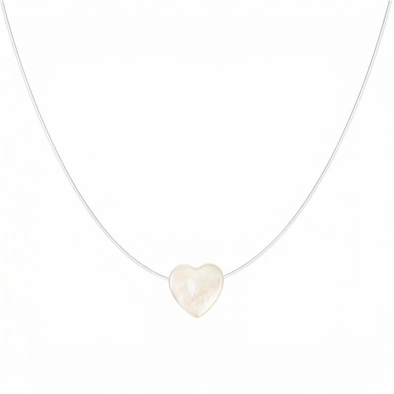 GARGANTILHA CORAÇÃO BANHADO OURO - .