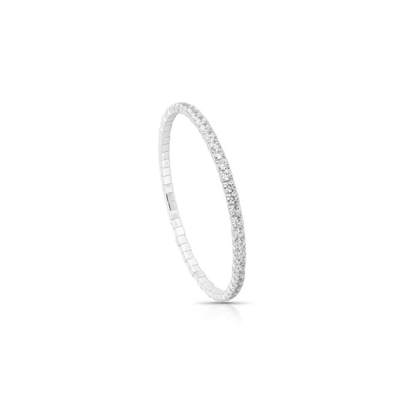 PULSEIRA RIVIERA PRATA 925 - CRISTAL