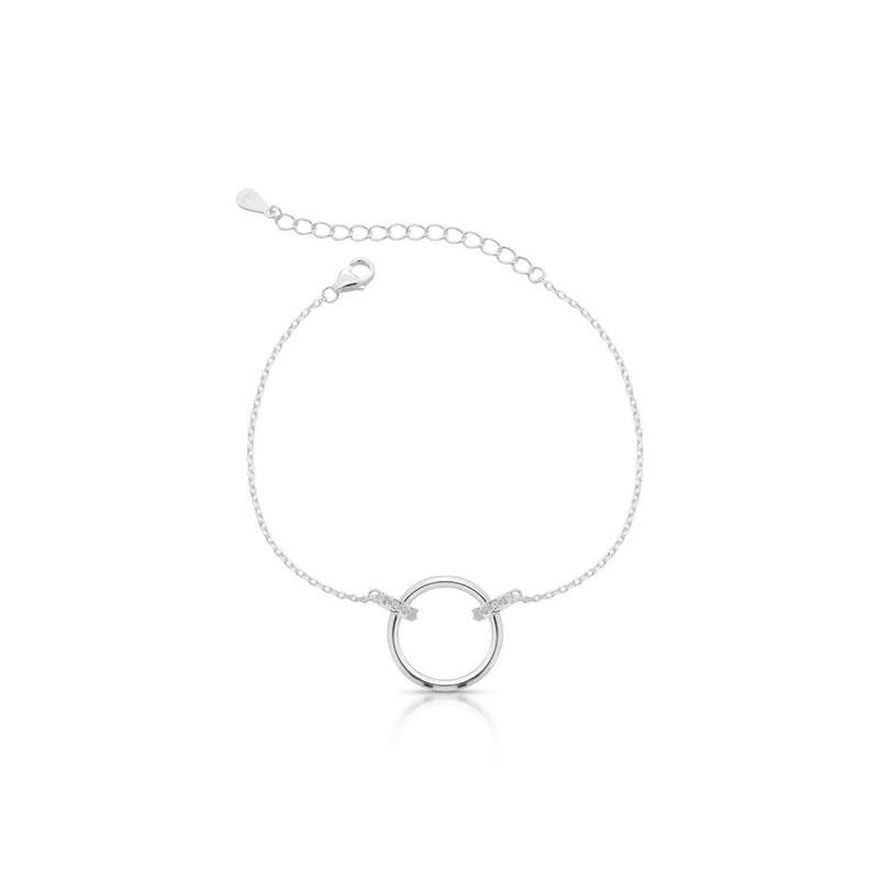PULSEIRA ARO PRATA 925 - CRISTAL