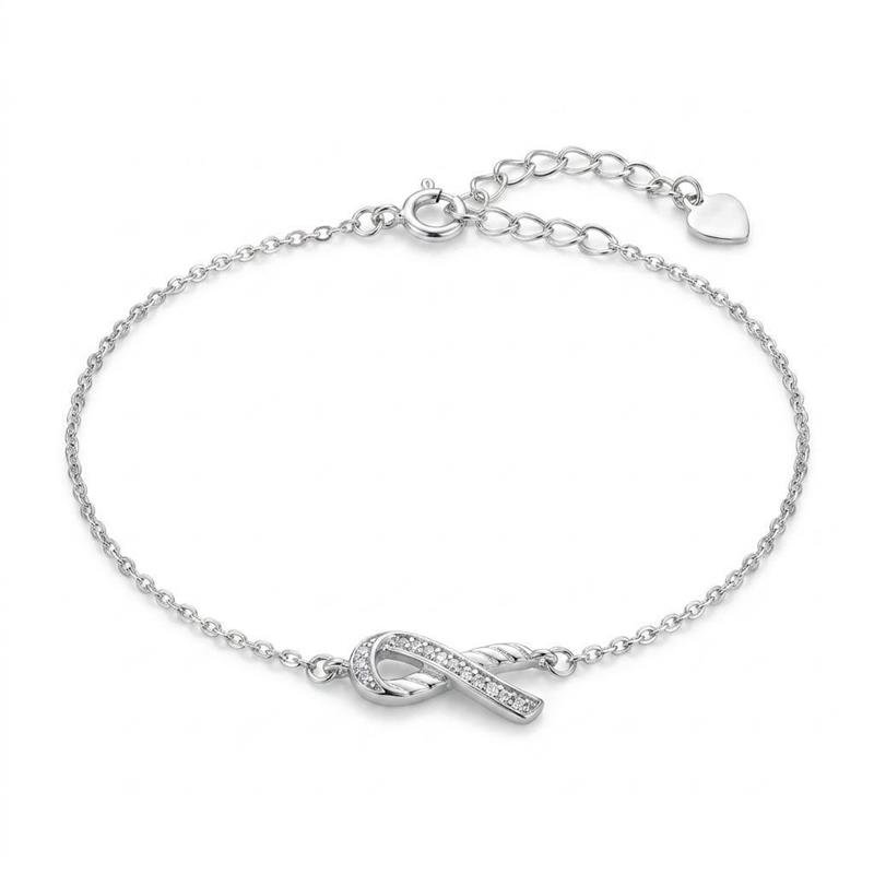 PULSEIRA LAÇO PRATA 925 - VERDE