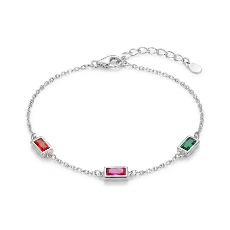 PULSEIRA PRATA 925 - COLORIDO