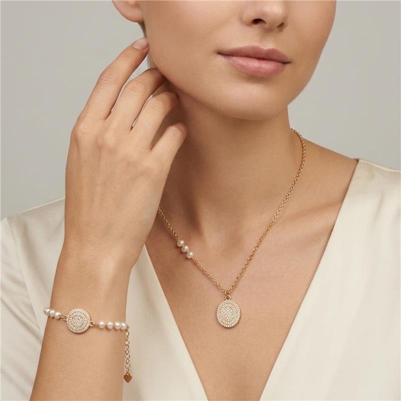 PULSEIRA CRAVEJADA BANHADO OURO