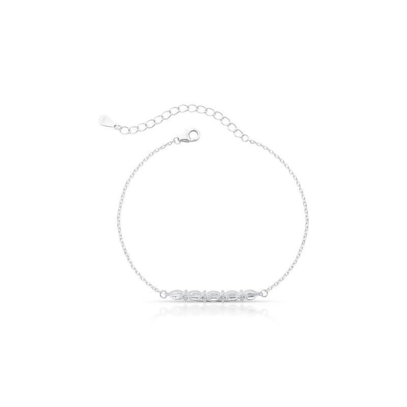 PULSEIRA PRATA 925 - CRISTAL