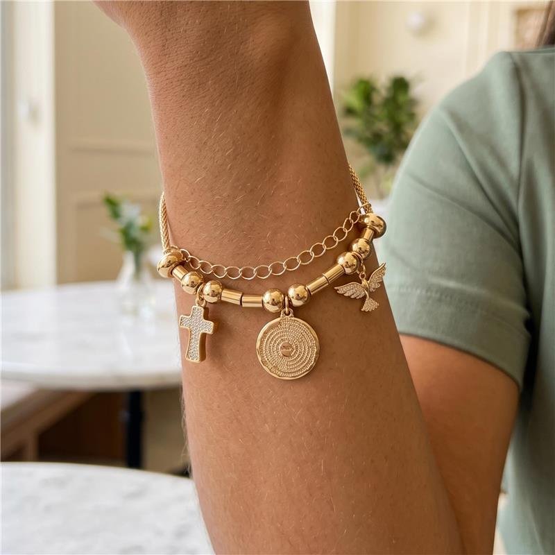 PULSEIRA PROTEÇÃO BANHADO OURO