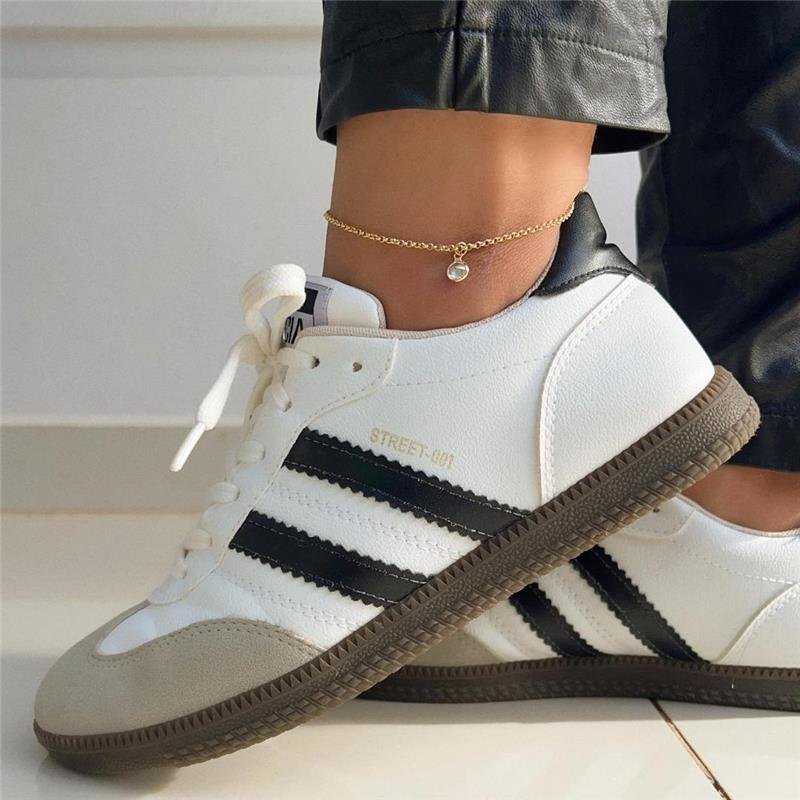 TORNOZELEIRA FOLHEADO A OURO