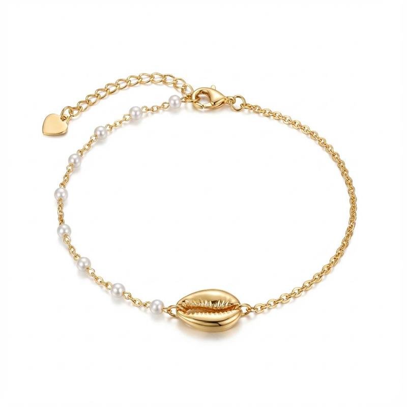 TORNOZELEIRA BUZIO BANHADO OURO - .