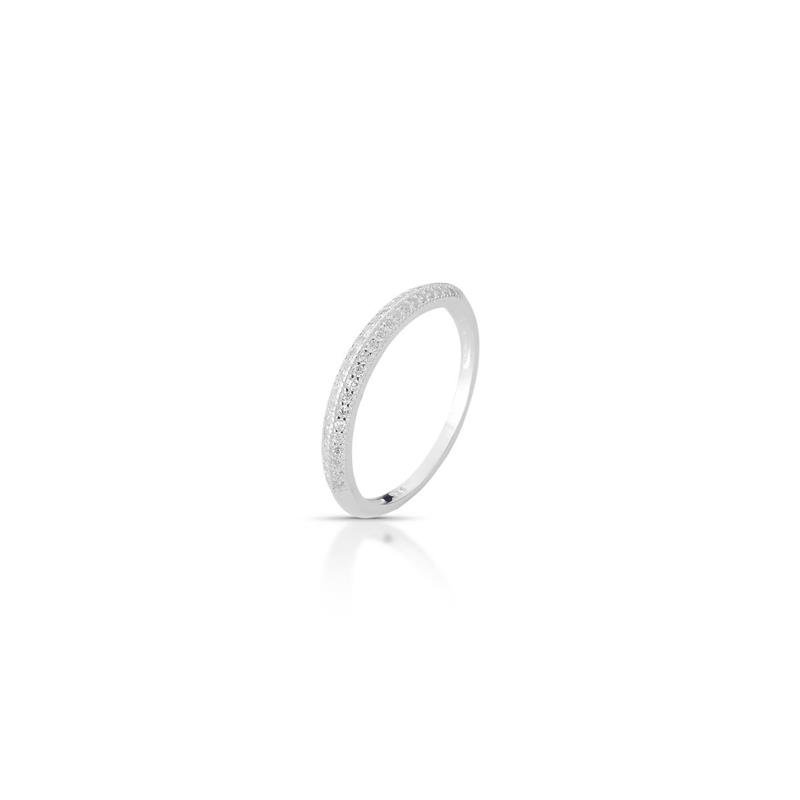 ANEL APARADOR PRATA 925 - CRISTAL