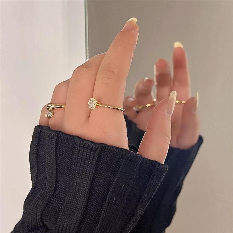 ANEL CHUVEIRINHO BANHADO OURO 