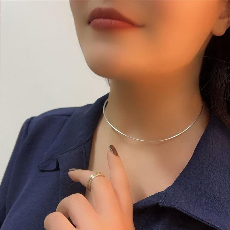 ALIANÇA RETA COM FILETE DE OURO 10K PRATA 925