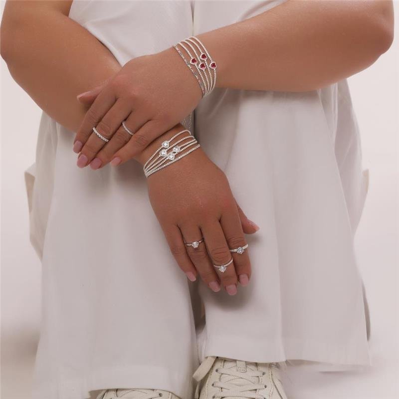 ANEL SOLITÁRIO PRATA 925