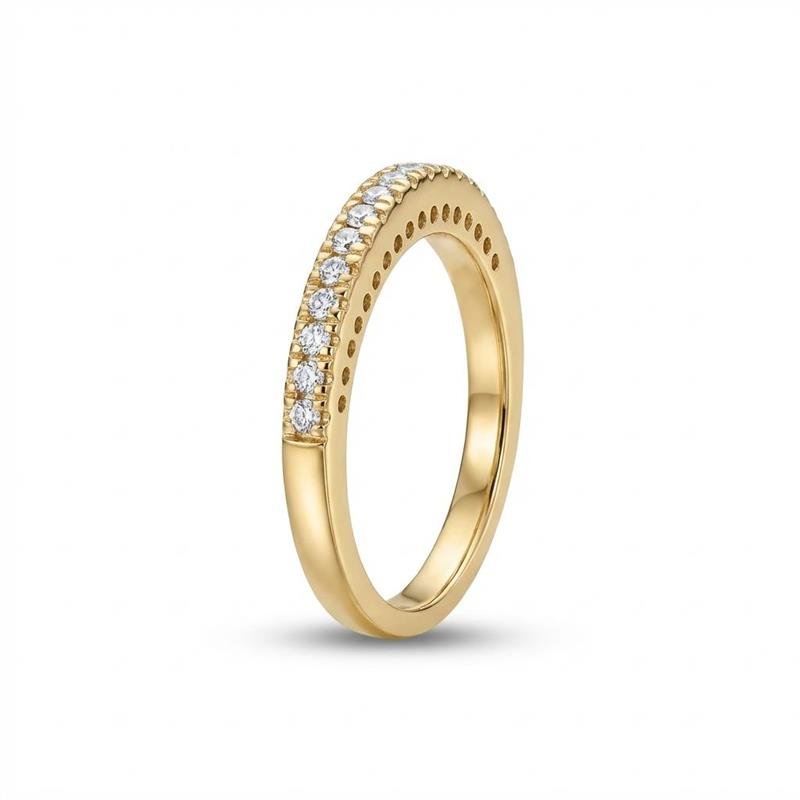 ANEL APARADOR BANHADO OURO - CRISTAL