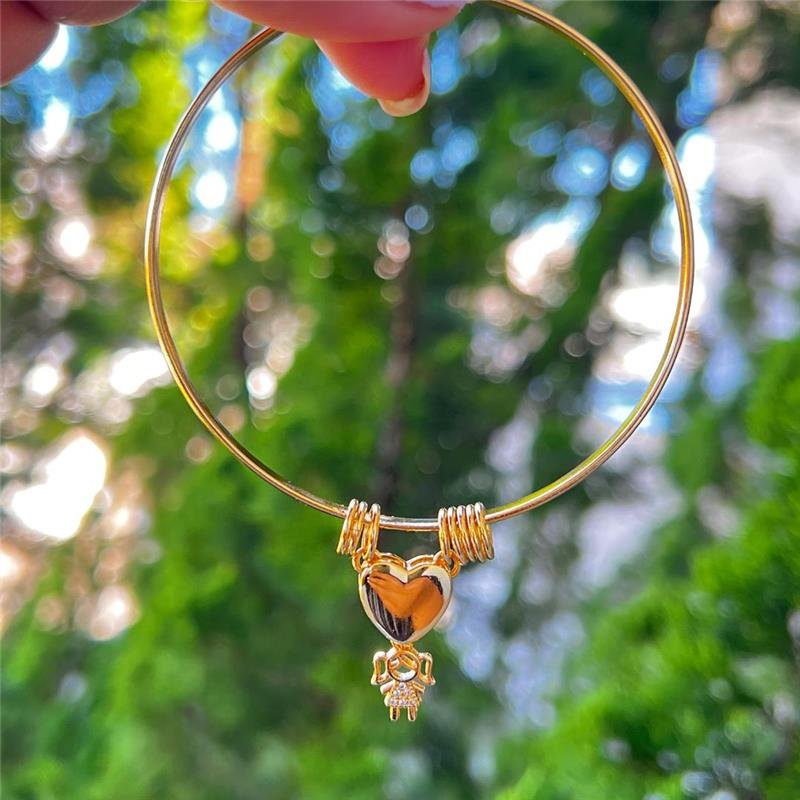 BRACELETE MENINA BANHADO OURO