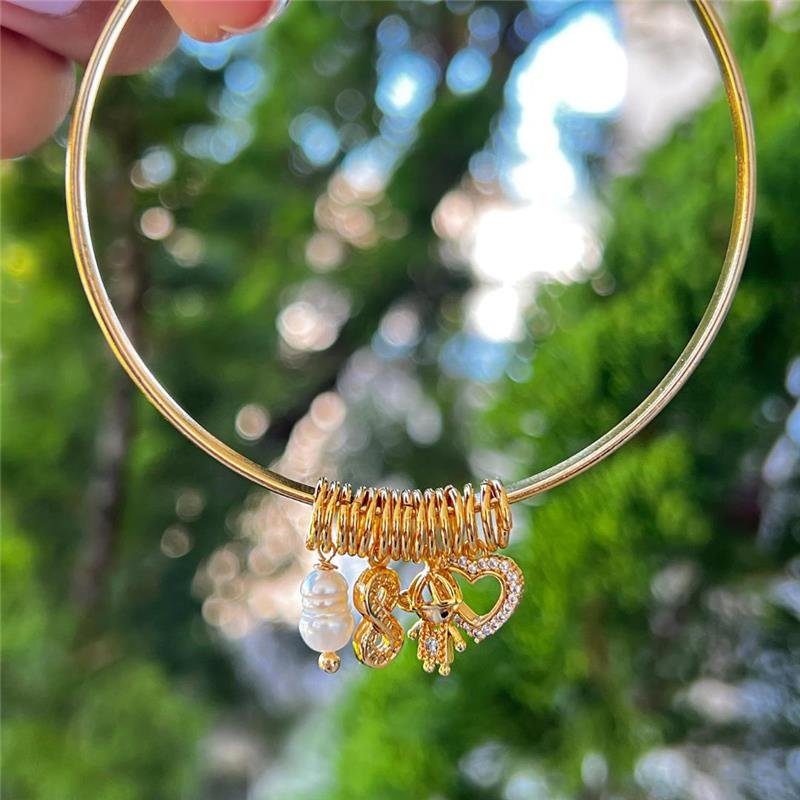 BRACELETE MENINO AMOR INFINIITO BANHADO OURO 