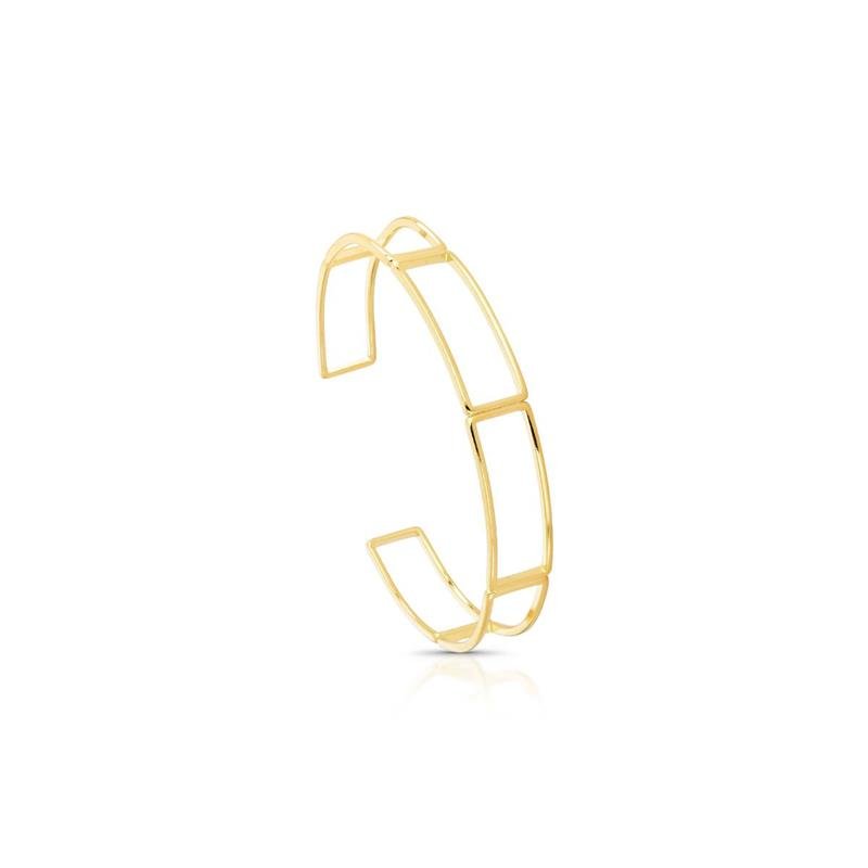 BRACELETE BANHADO OURO - .