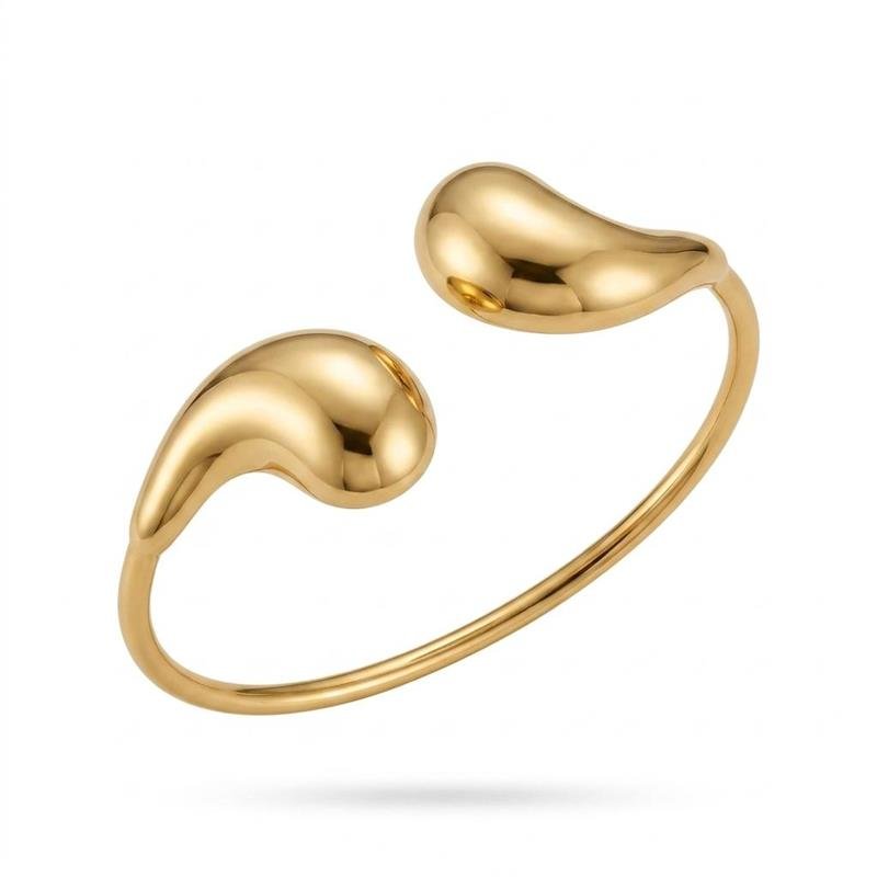 BRACELETE BANHADO OURO - .