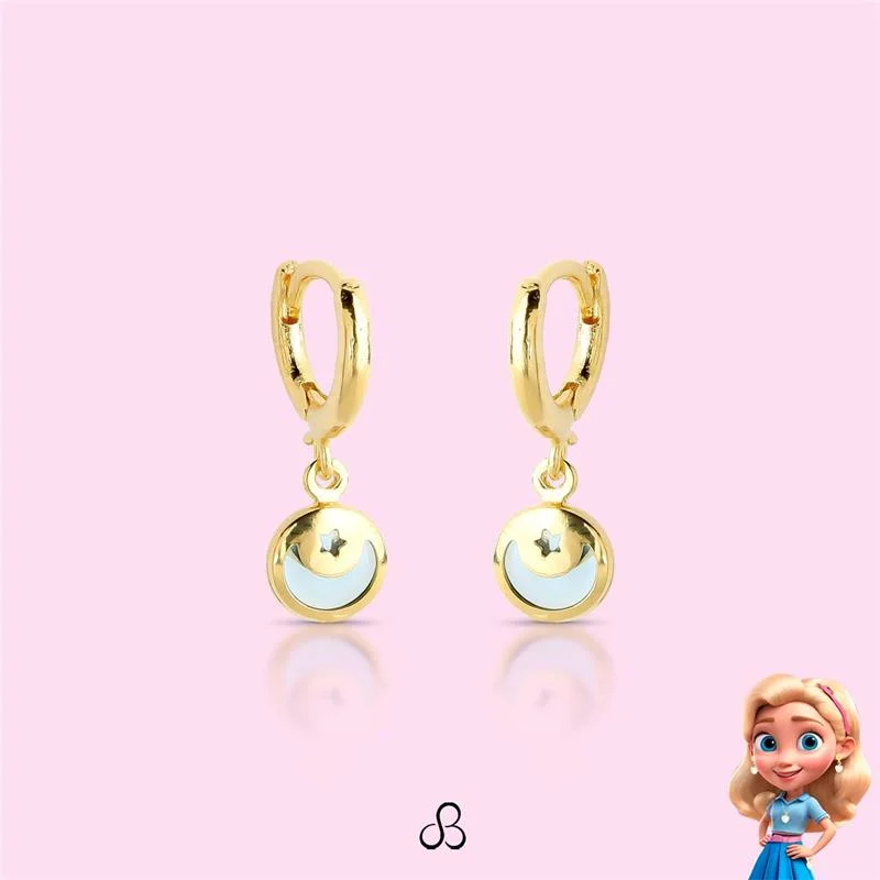 BRINCO INFANTIL CLICK BANHADO OURO - AZUL