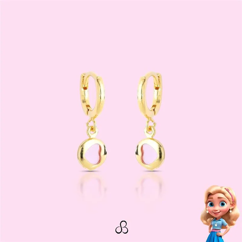 BRINCO INFANTIL CLICK BANHADO OURO - ROSA