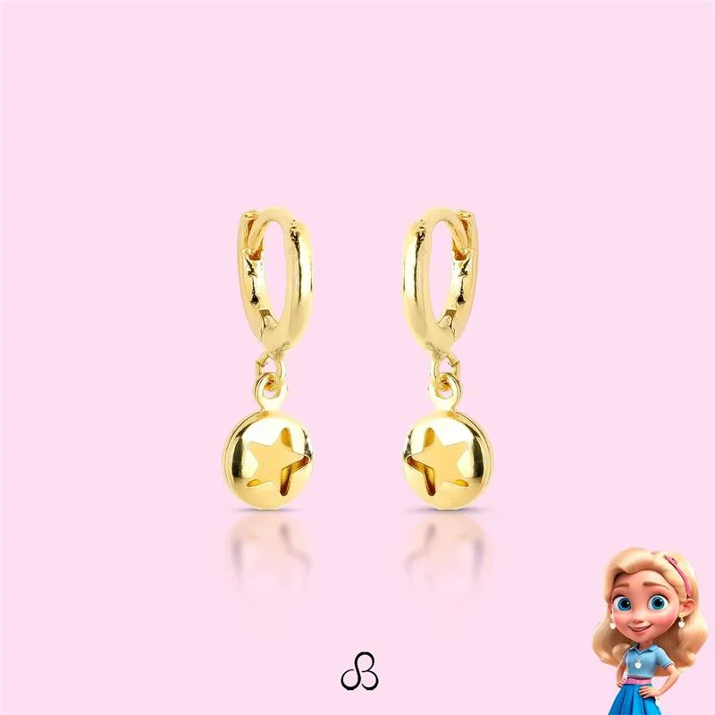 BRINCO INFANTIL CLICK BANHADO OURO - AMARELO 