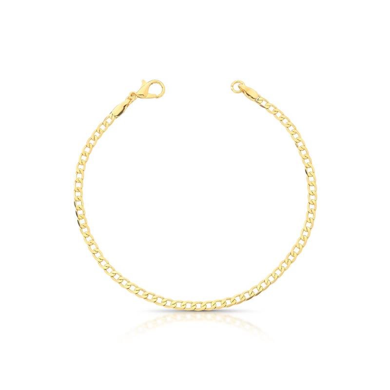 PULSEIRA GRUMET MASCULINA BANHADO OURO - .