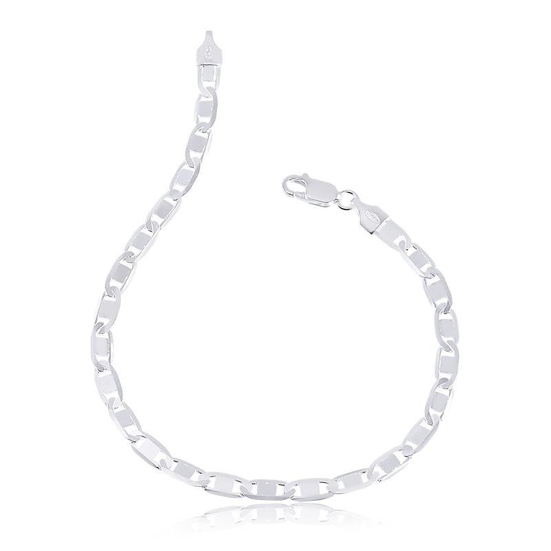 PULSEIRA PIASTRINE MASCULINA PRATA 925 - .