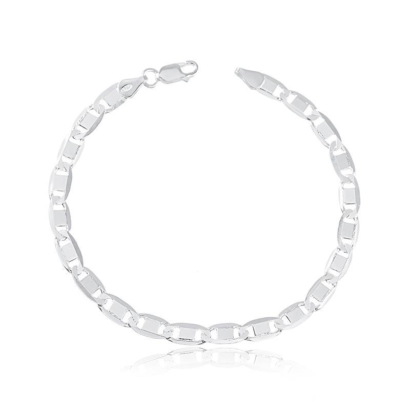 PULSEIRA MASCULINA PIASTRINE PRATA 925 - .