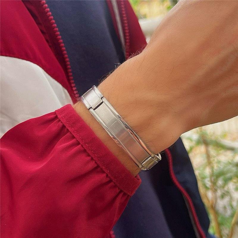 PULSEIRA MASCULINA AÇO INOX