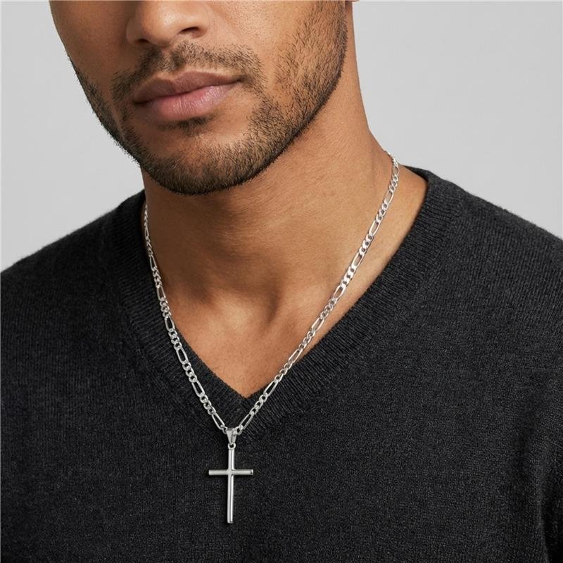 CORRENTE MASCULINA 3X1 PRATA 925