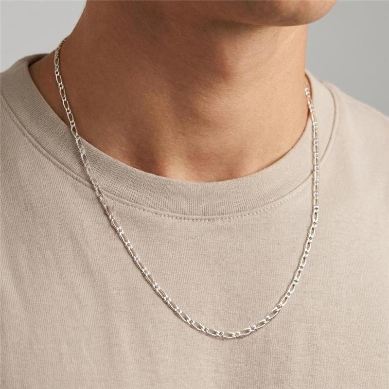 CORRENTE MASCULINA PRATA 925