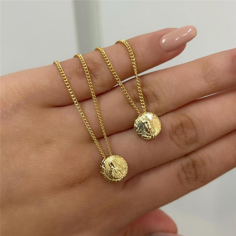 ESCAPULÁRIO SÃO CRISTÓVÃO BANHADO OURO