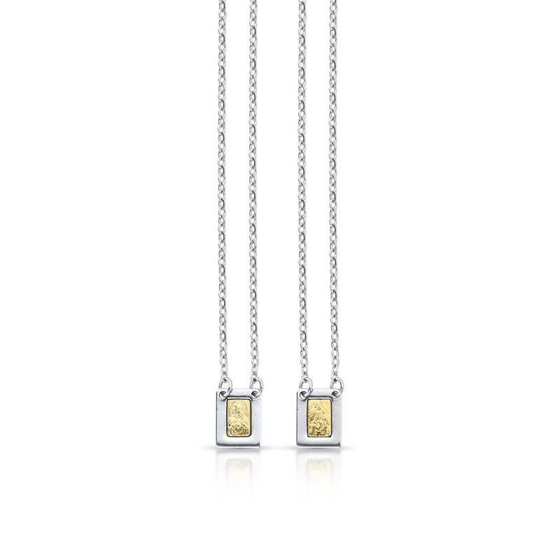 ESCAPULÁRIO MASCULINO NOSSA SRA DO CARMO AÇO INOX - 