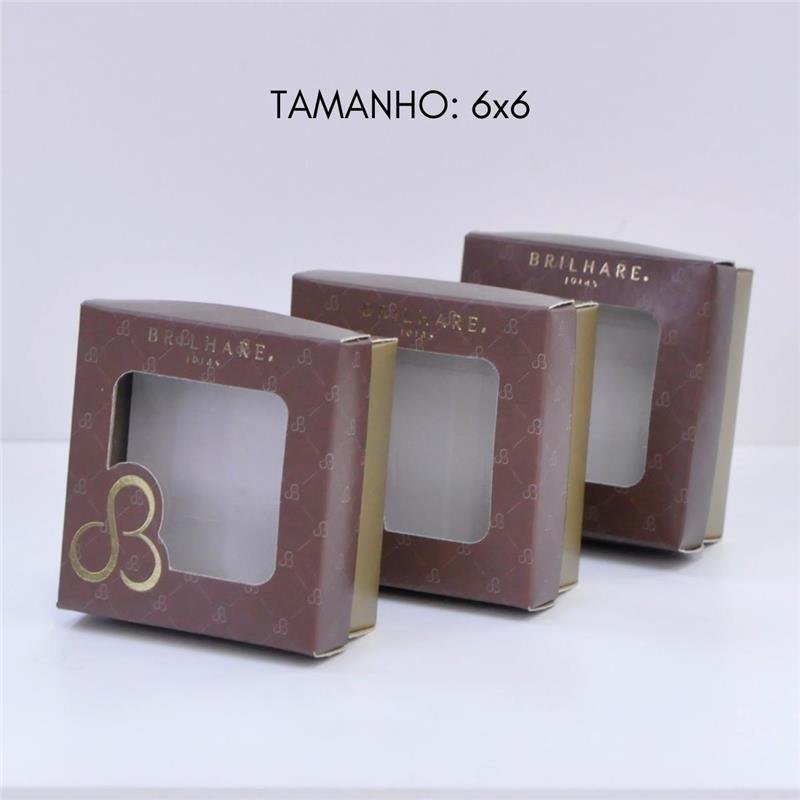 KIT CAIXA TRADICIONAL BRILHARE 6X6X3 - .