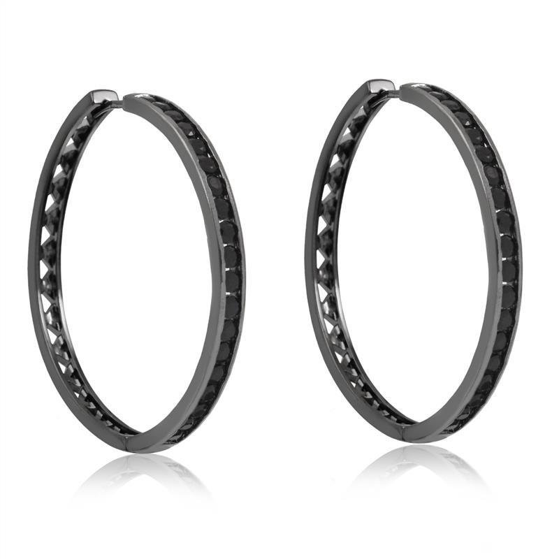 ARGOLA CLICK CRAVEJADA EM ZIRCÔNIA FOLHEADA A OURO