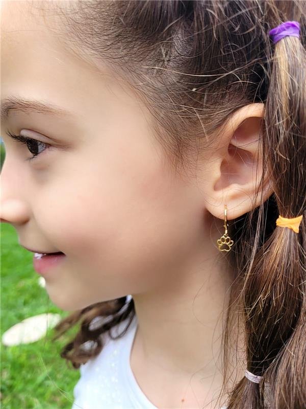 BRINCO PET PATINHA BANHADO OURO