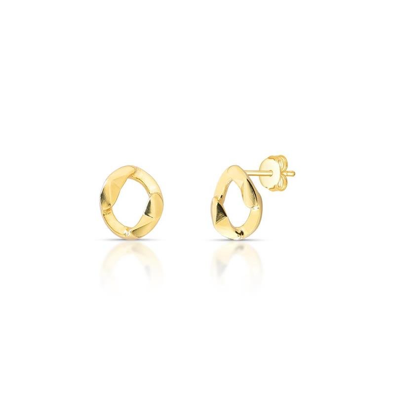 BRINCO ELO BANHADO OURO - .