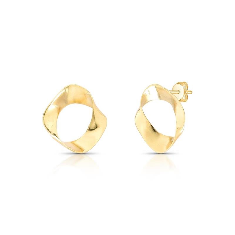 BRINCO ELO BANHADO OURO - .