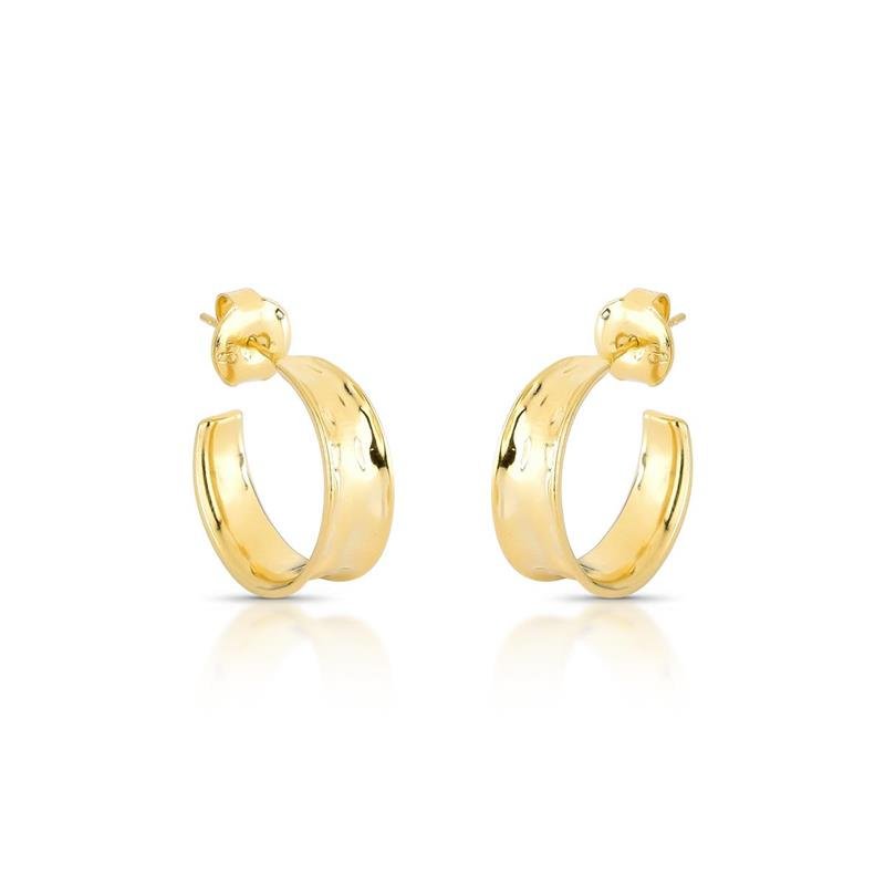 BRINCO ARGOLA BANHADO OURO - .